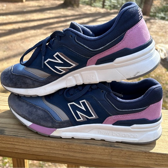 New Balance Blue Purple Indigo Retro Athletic Sneakers 997H Women’s 10.5 - Picture 2 of 15